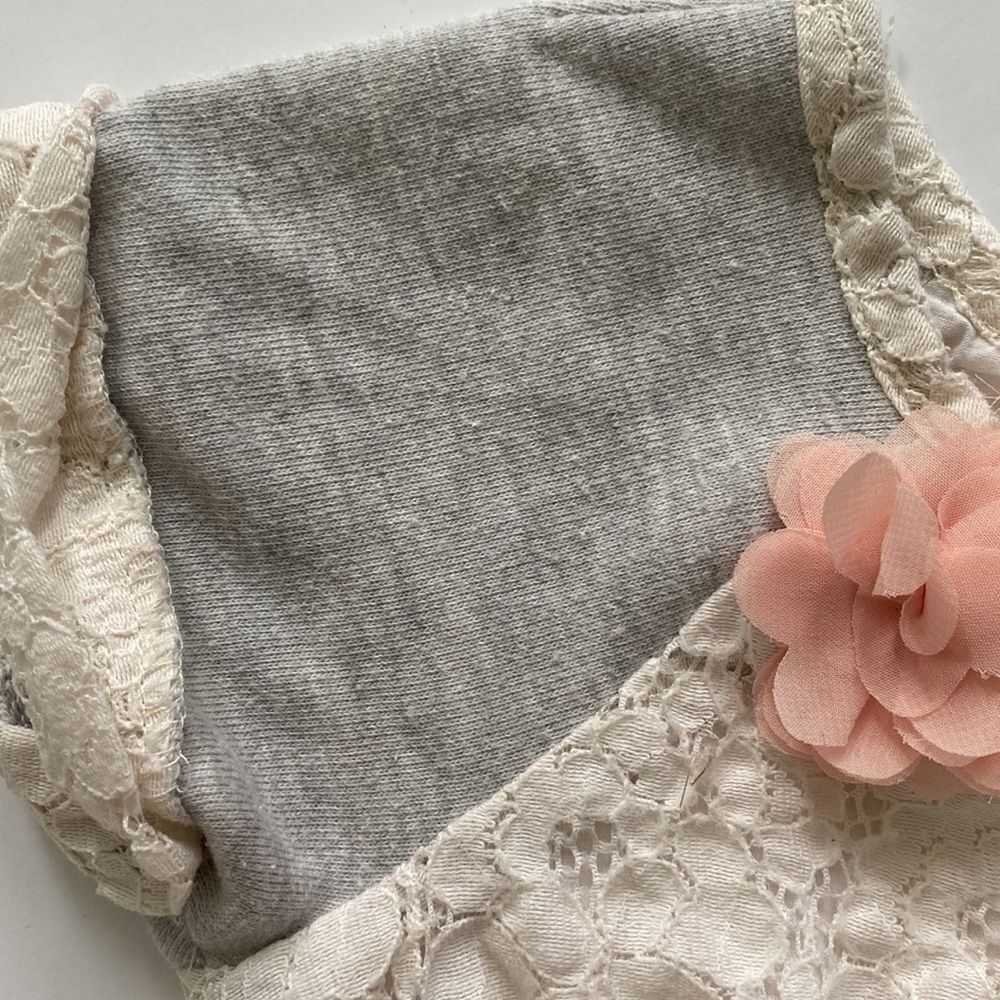 Vintage Oshkosh Dress Lace with Tulle Flowers Fully Lined with 💯 Cotton Slip 3T - Picture 7 of 9